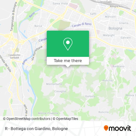 R - Bottega con Giardino map