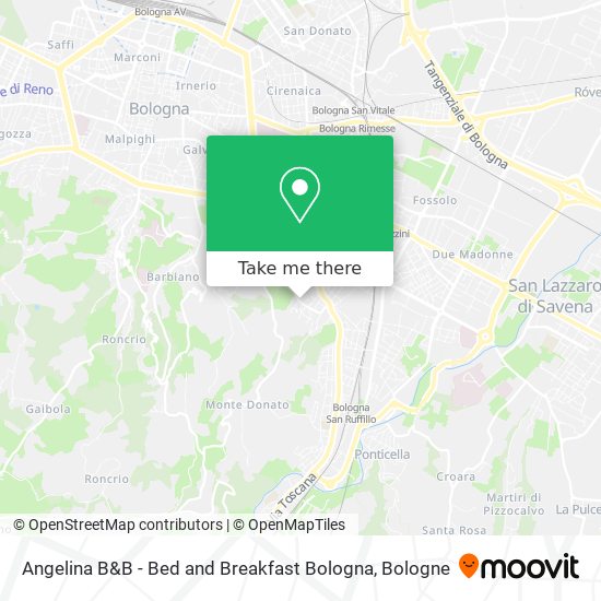 Angelina B&B - Bed and Breakfast Bologna map