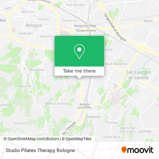 Studio Pilates Therapy map