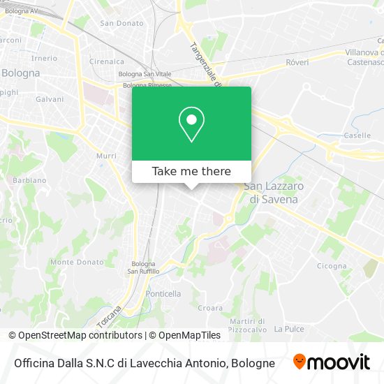 Officina Dalla S.N.C di Lavecchia Antonio map