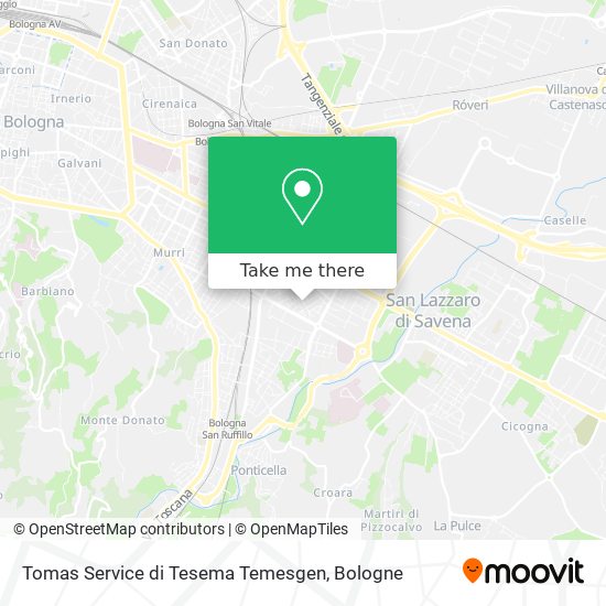 Tomas Service di Tesema Temesgen map