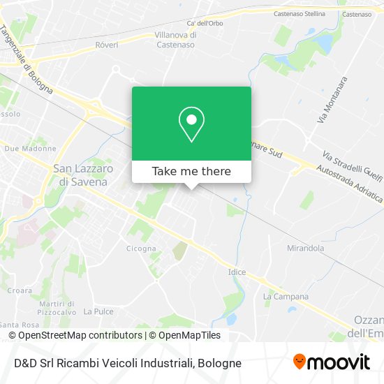 D&D Srl Ricambi Veicoli Industriali map