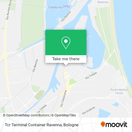 Tcr Terminal Container Ravenna map