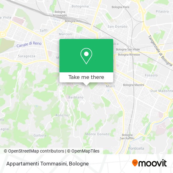 Appartamenti Tommasini map