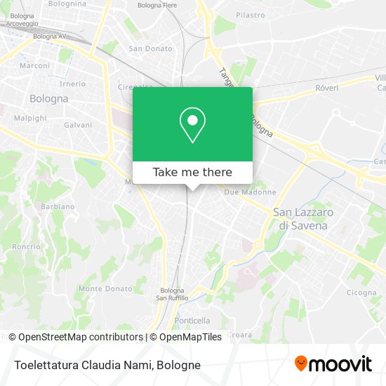 Toelettatura Claudia Nami map