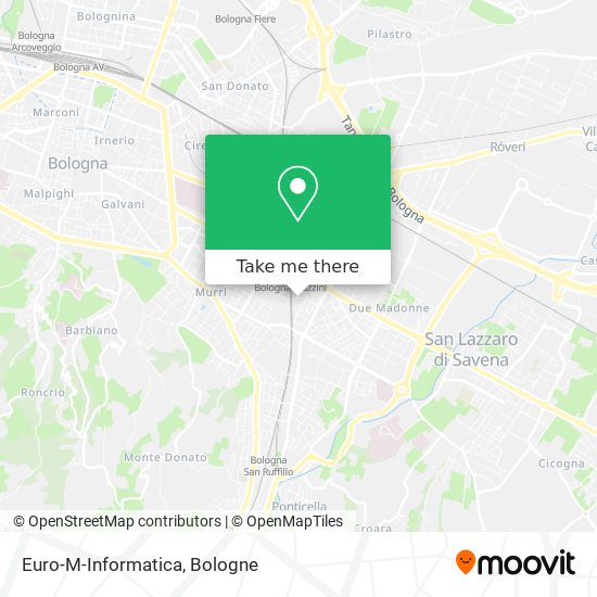 Euro-M-Informatica map