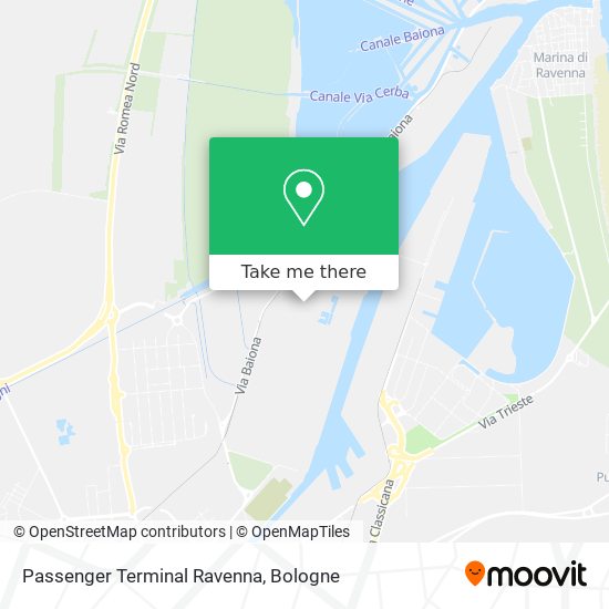 Passenger Terminal Ravenna map