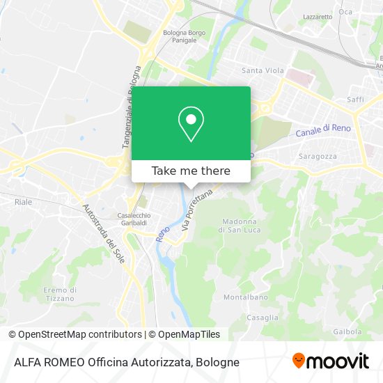 ALFA ROMEO Officina Autorizzata map