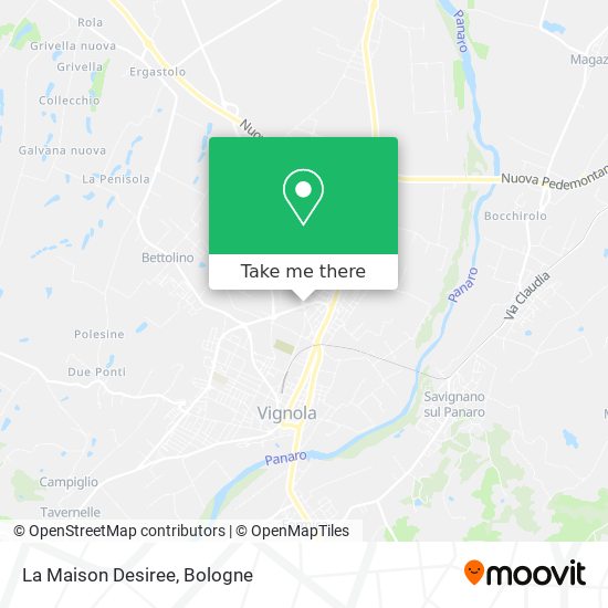 La Maison Desiree map
