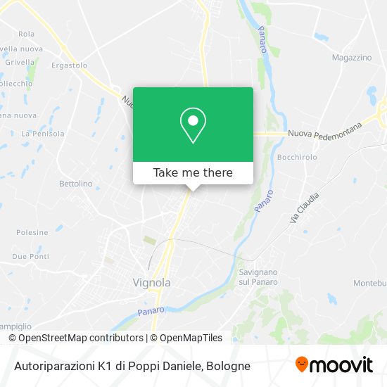 Autoriparazioni K1 di Poppi Daniele map
