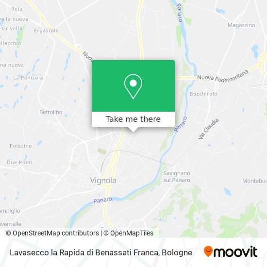 Lavasecco la Rapida di Benassati Franca map