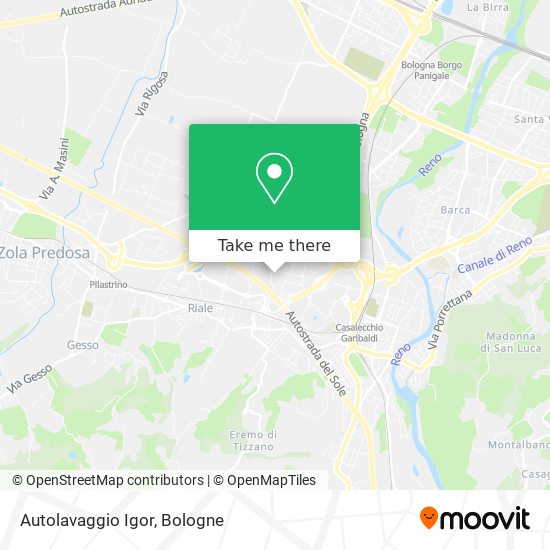 Autolavaggio Igor map