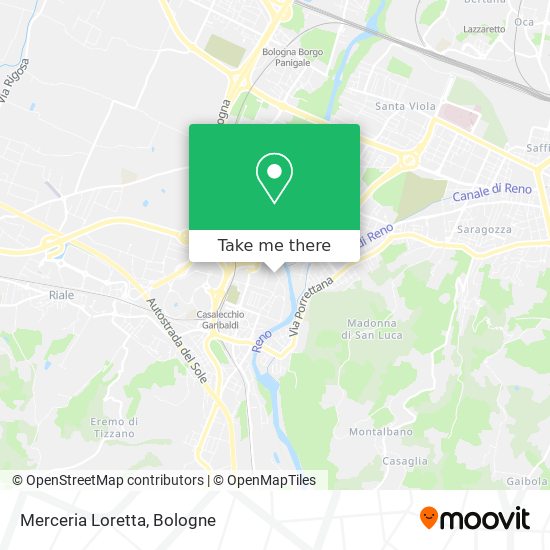 Merceria Loretta map