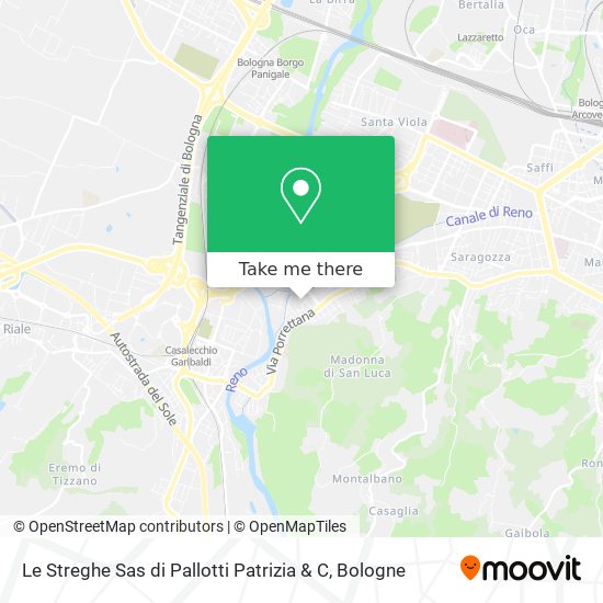 Le Streghe Sas di Pallotti Patrizia & C map