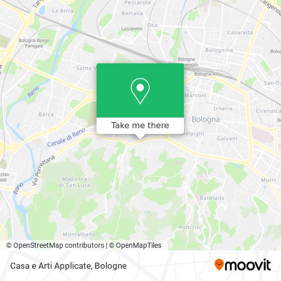 Casa e Arti Applicate map