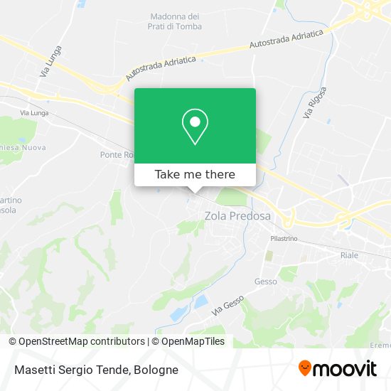 Masetti Sergio Tende map