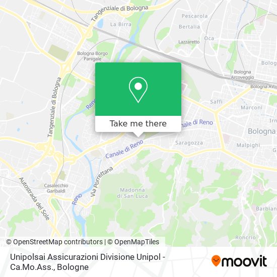 Unipolsai Assicurazioni Divisione Unipol - Ca.Mo.Ass. map