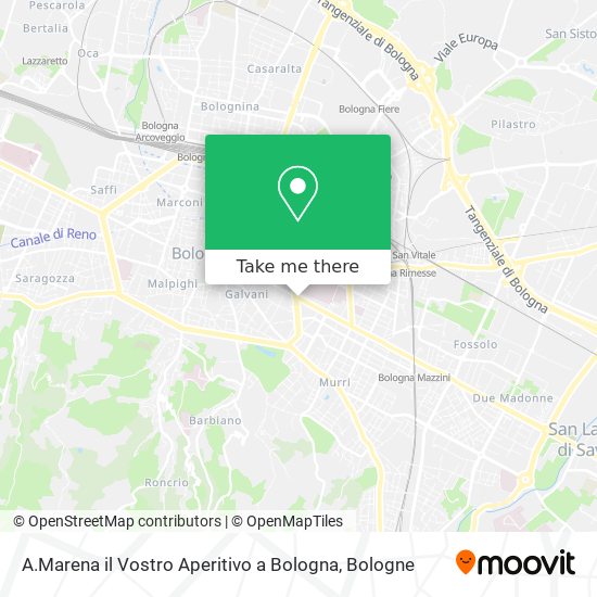 A.Marena il Vostro Aperitivo a Bologna map