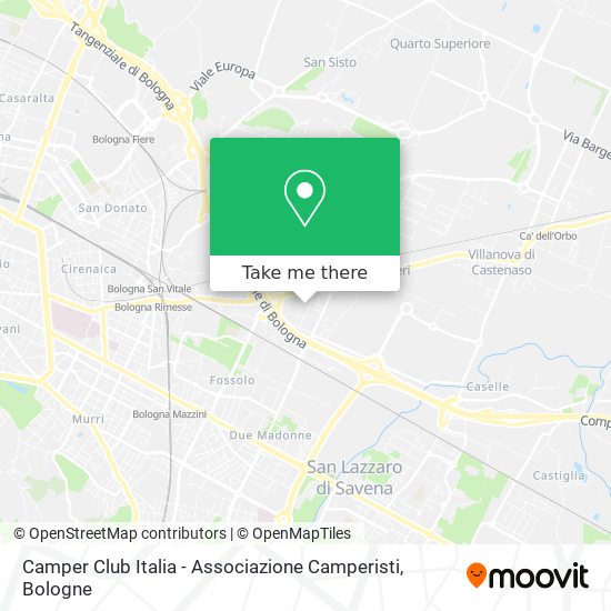 Camper Club Italia - Associazione Camperisti map