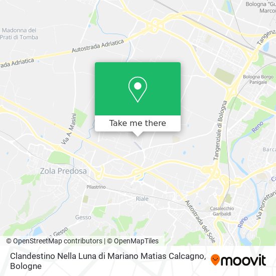 Clandestino Nella Luna di Mariano Matias Calcagno map
