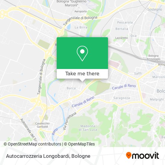 Autocarrozzeria Longobardi map
