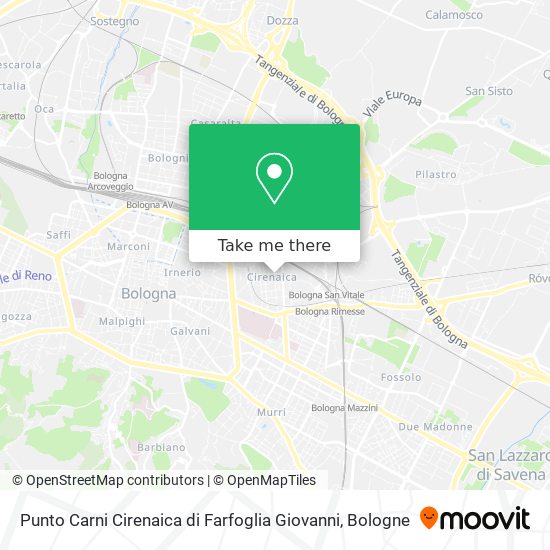 Punto Carni Cirenaica di Farfoglia Giovanni map