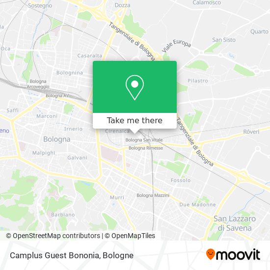 Camplus Guest Bononia map