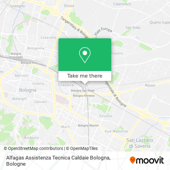 Alfagas Assistenza Tecnica Caldaie Bologna map