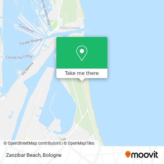 Zanzibar Beach map