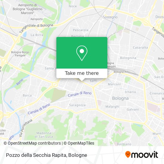 Pozzo della Secchia Rapita map