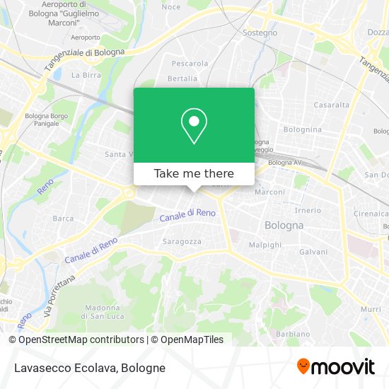 Lavasecco Ecolava map