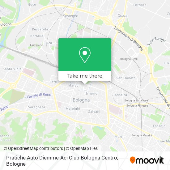 Pratiche Auto Diemme-Aci Club Bologna Centro map