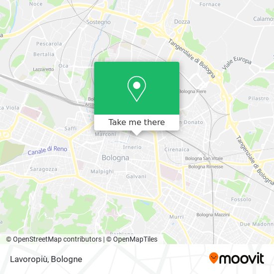 Lavoropiù map