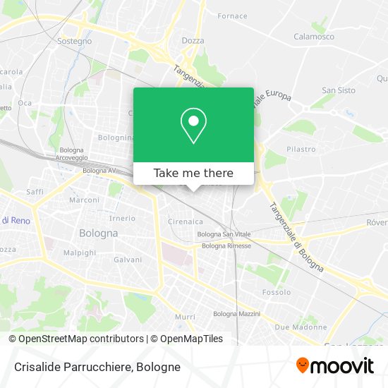 Crisalide Parrucchiere map