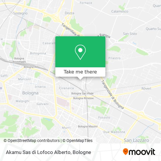 Akamu Sas di Lofoco Alberto map