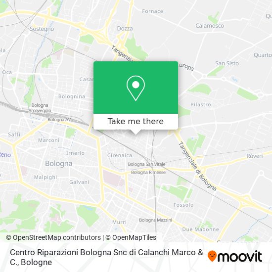Centro Riparazioni Bologna Snc di Calanchi Marco & C. map