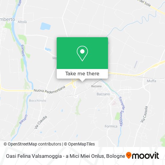 Oasi Felina Valsamoggia - a Mici Miei Onlus map