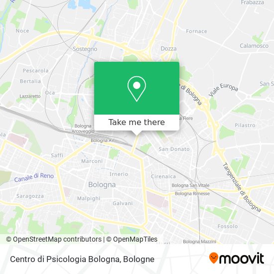 Centro di Psicologia Bologna map