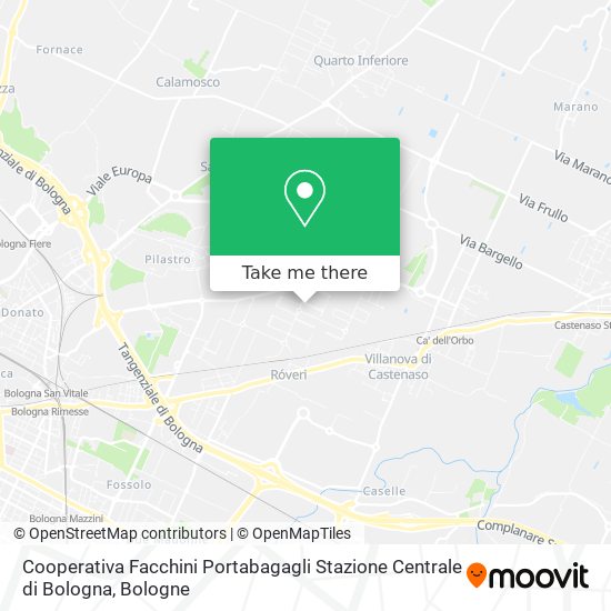 Cooperativa Facchini Portabagagli Stazione Centrale di Bologna map
