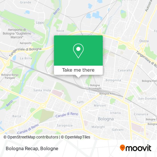 Bologna Recap map