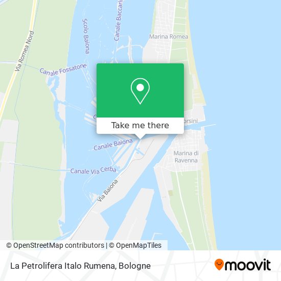 La Petrolifera Italo Rumena map