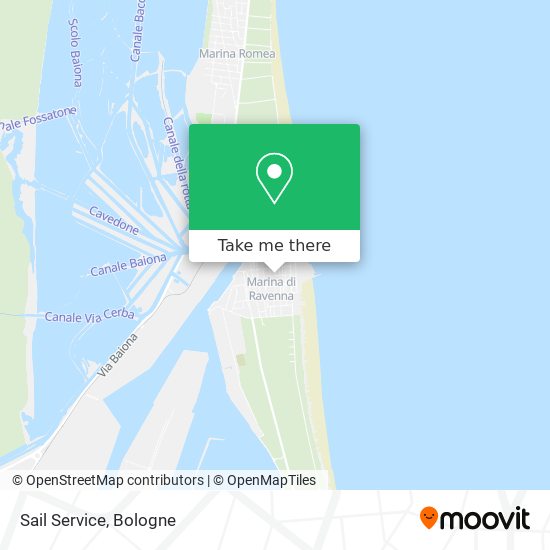 Sail Service map