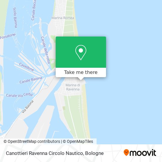 Canottieri Ravenna Circolo Nautico map
