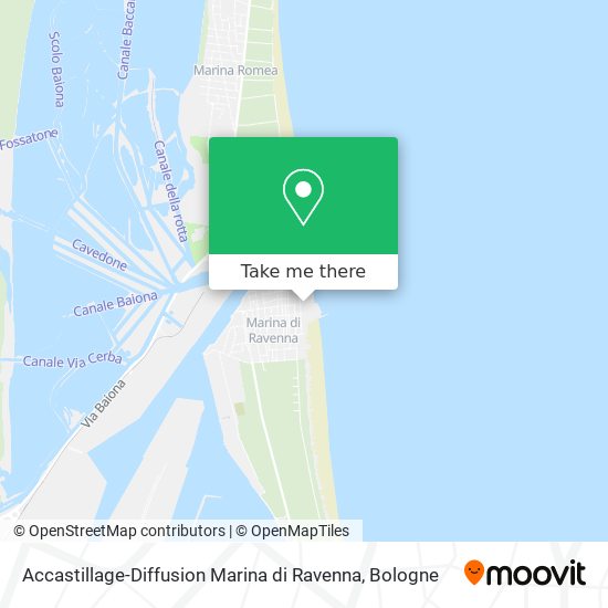 Accastillage-Diffusion Marina di Ravenna map