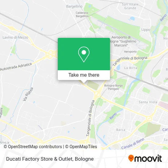 Ducati Factory Store & Outlet map
