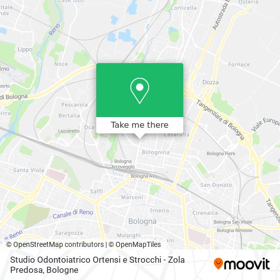 Studio Odontoiatrico Ortensi e Strocchi - Zola Predosa map