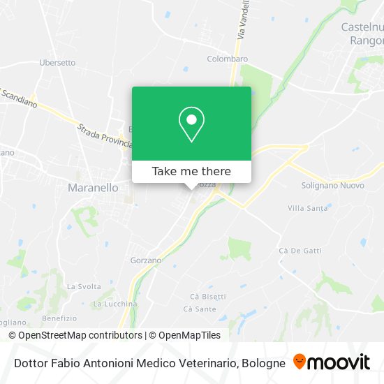 Dottor Fabio Antonioni Medico Veterinario map