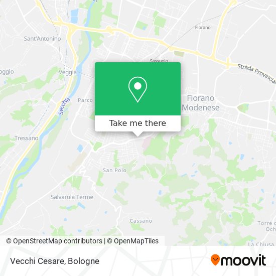 Vecchi Cesare map