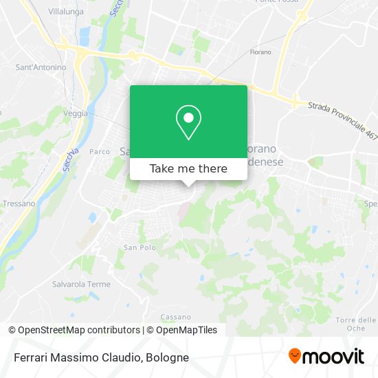 Ferrari Massimo Claudio map