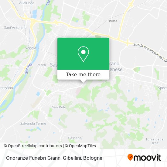 Onoranze Funebri Gianni Gibellini map